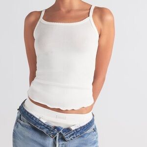 Skims Drop Needle Pointelle Long Cami NWT